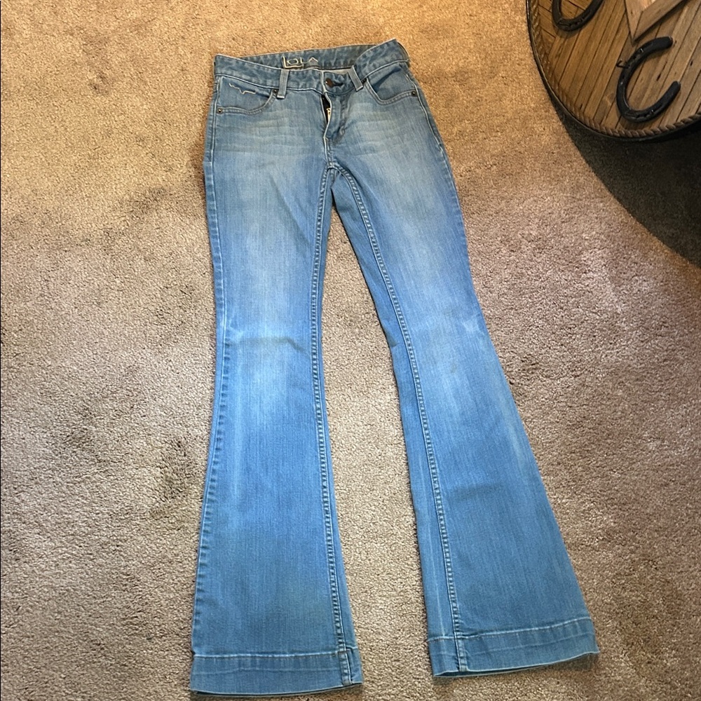 Kimes Ranch Light Blue Flare Jeans